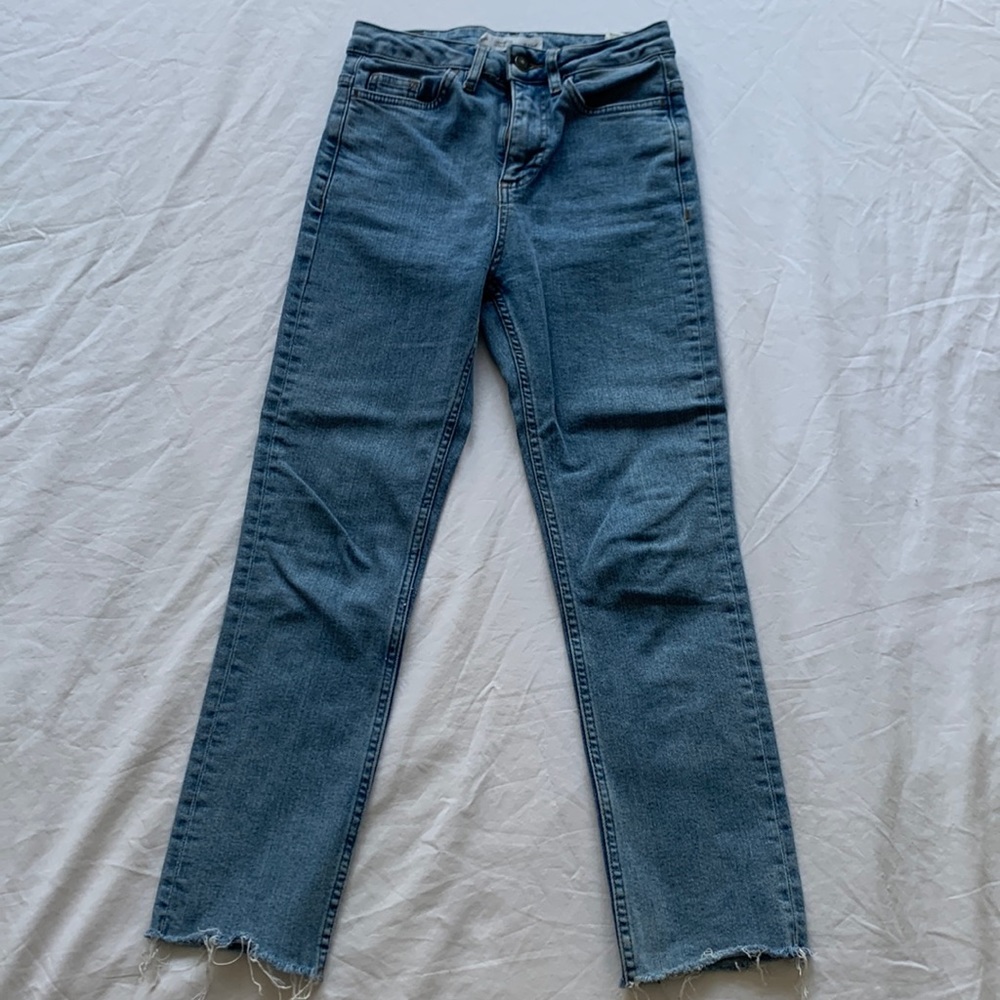Cigarette high waist jeans